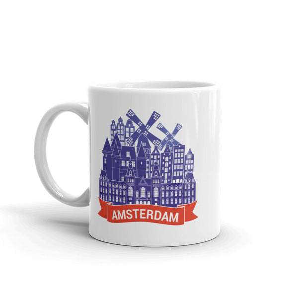 Amsterdam Skyline High Quality 10oz Coffee Tea Mug #7885