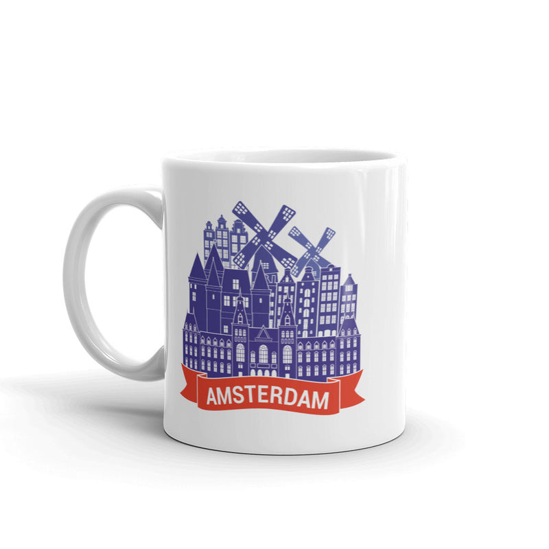 Amsterdam Skyline High Quality 10oz Coffee Tea Mug