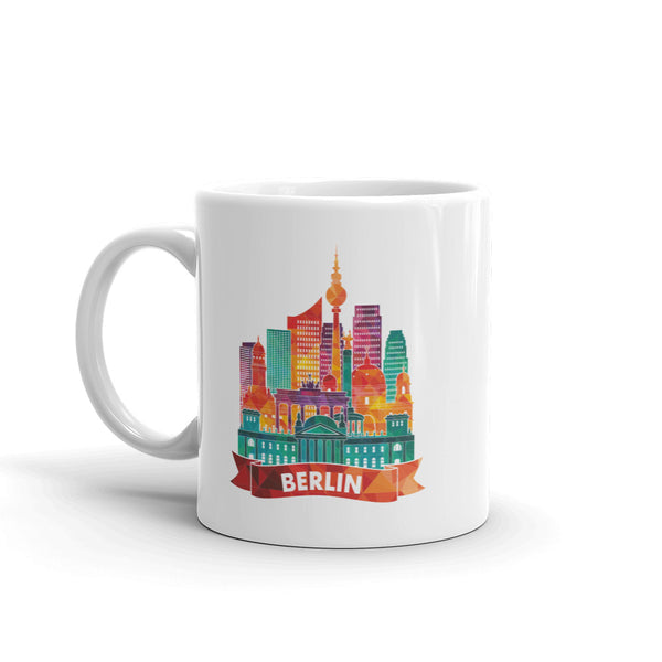 Berlin Skyline High Quality 10oz Coffee Tea Mug #7889