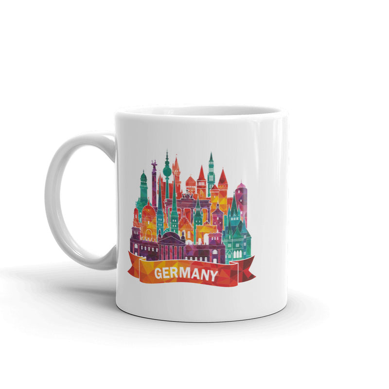Germany Skyline High Quality 10oz Coffee Tea Mug