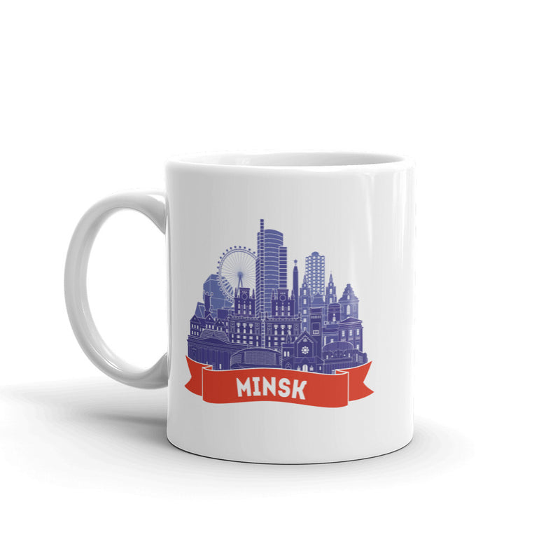 Minsk Skyline High Quality 10oz Coffee Tea Mug