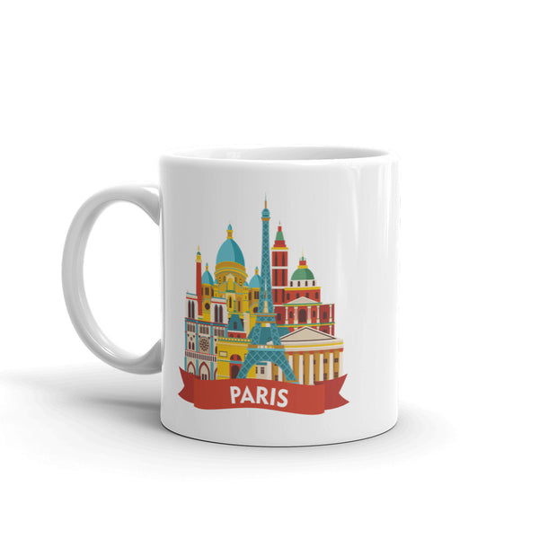 Paris Skyline High Quality 10oz Coffee Tea Mug #7918