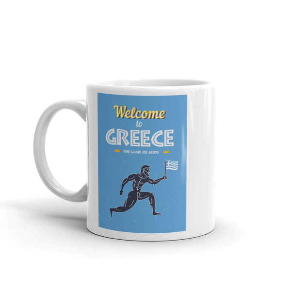 Welcome to Greece High Quality 10oz Coffee Tea Mug #7926