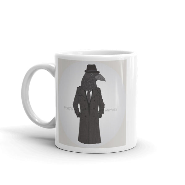 Hipster Raven Scary Horror Halloween High Quality 10oz Coffee Tea Mug #7928