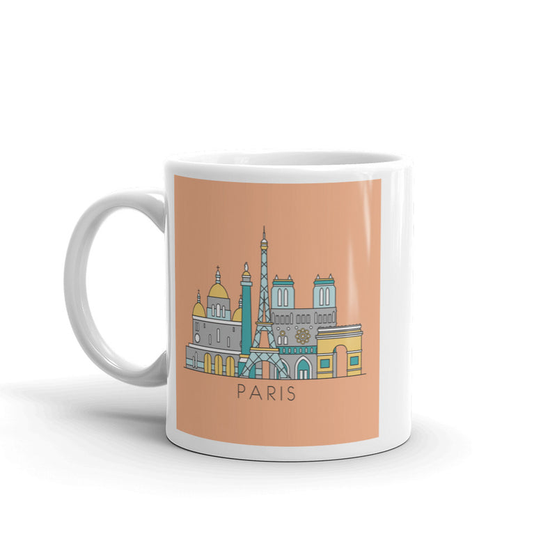 Paris Skyline High Quality 10oz Coffee Tea Mug