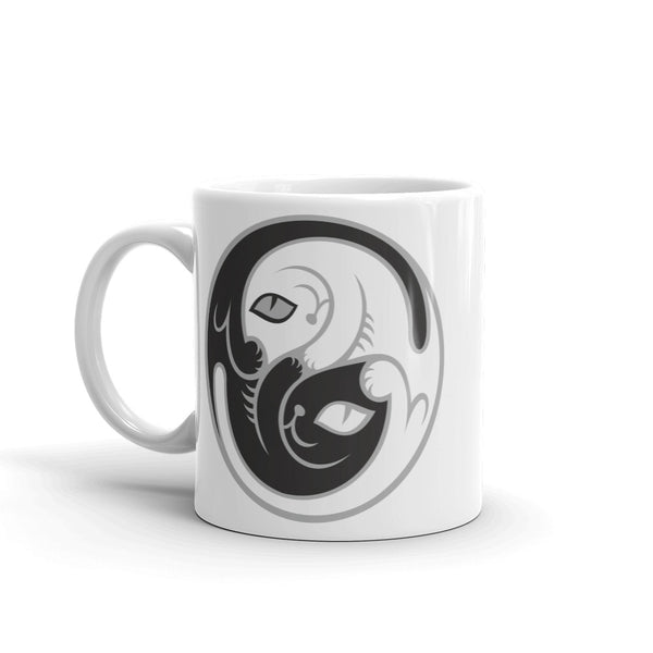 ying and Yang Cats High Quality 10oz Coffee Tea Mug #7949