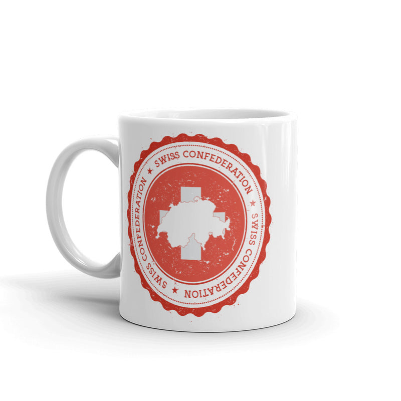 Swiss Confederation High Quality 10oz Coffee Tea Mug