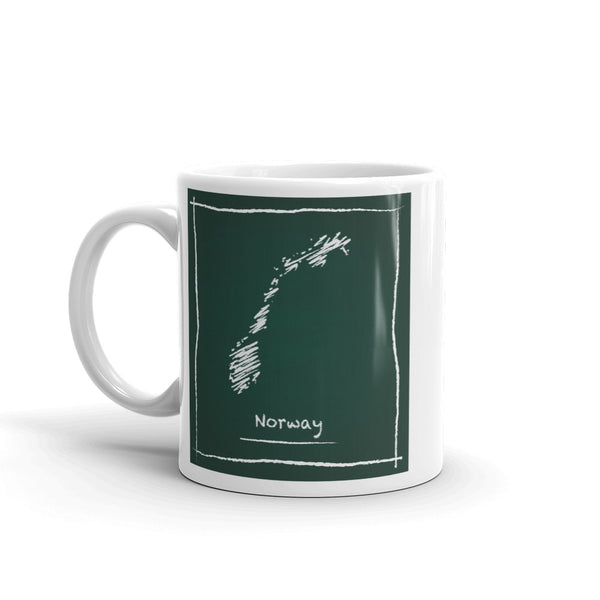 Norway Sketch High Quality 10oz Coffee Tea Mug #7960