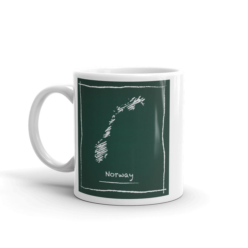 Norway Sketch High Quality 10oz Coffee Tea Mug