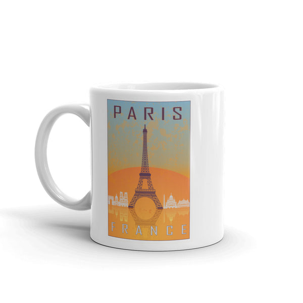 Paris France High Quality 10oz Coffee Tea Mug #7967