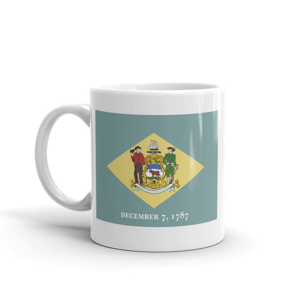 Delaware Flag High Quality 10oz Coffee Tea Mug #9009