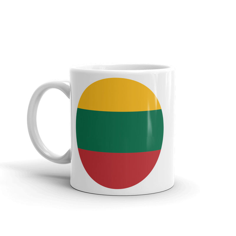Lithuania Flag Map High Quality 10oz Coffee Tea Mug