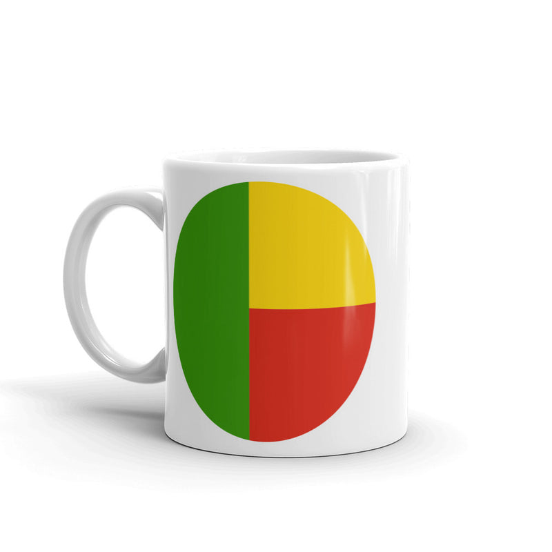 Benin Flag Map High Quality 10oz Coffee Tea Mug