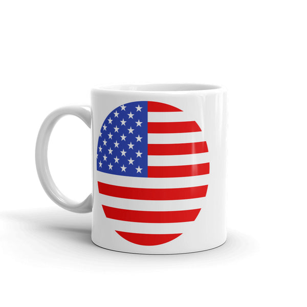 USA Flag Map High Quality 10oz Coffee Tea Mug #9030