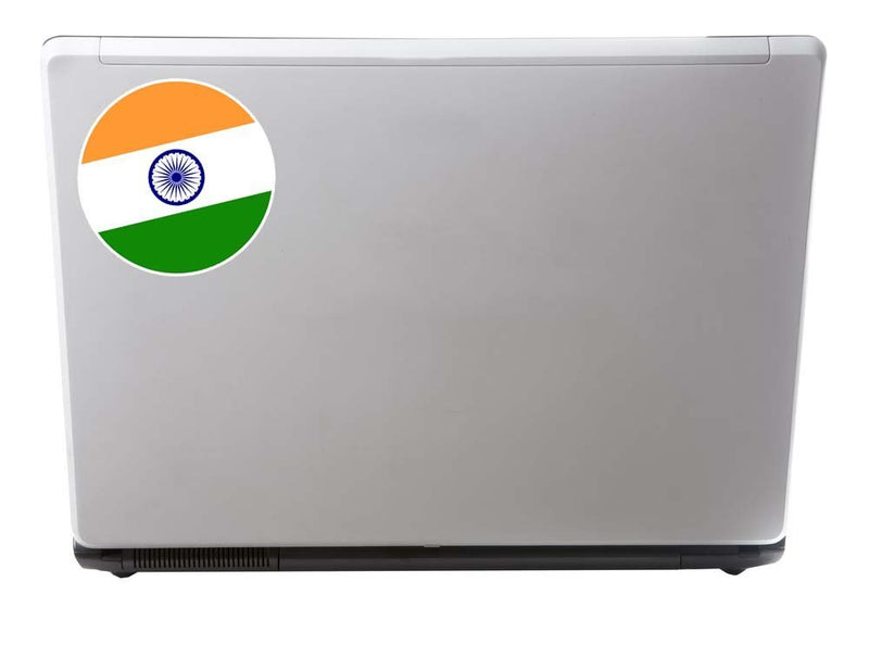 2 x India Flag Map Vinyl Sticker