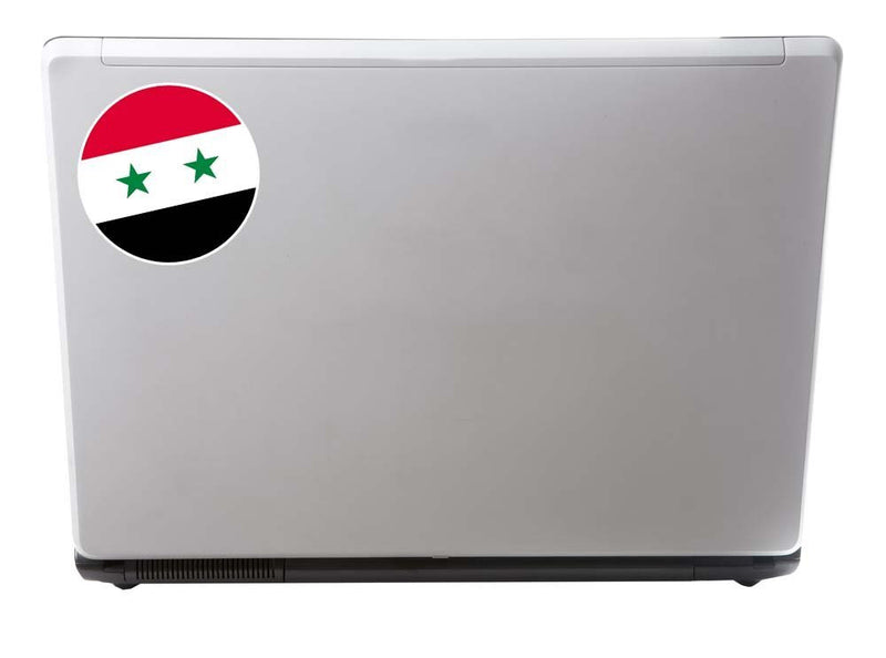 2 x Syria Flag Map Vinyl Sticker