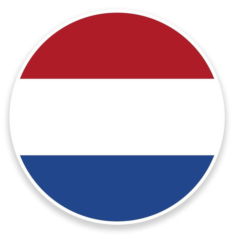 2 x Netherlands Flag Map Vinyl Sticker
