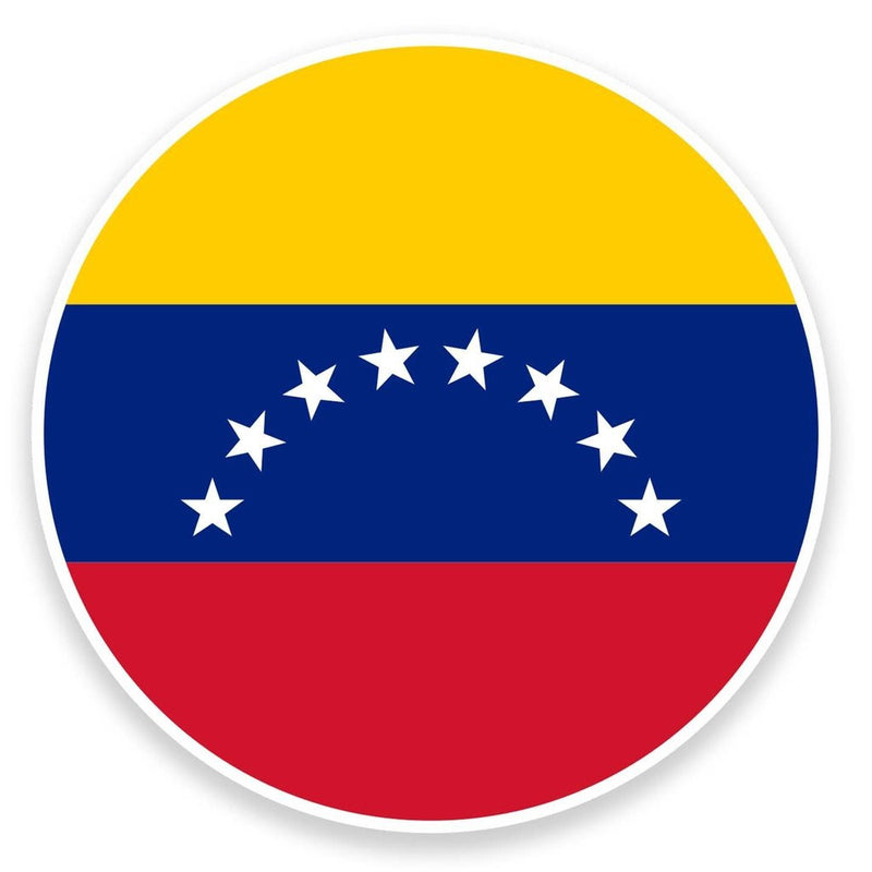 2 x Venezuela Flag Vinyl Sticker
