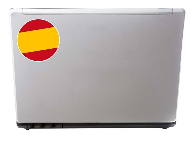 2 x Spanish Flag Vinyl Sticker