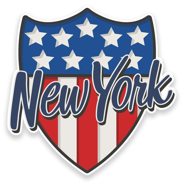 2 x New York USA Vinyl Sticker  #9112