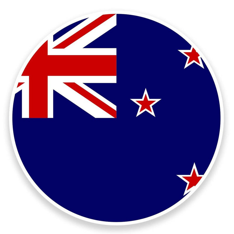 2 x New Zealand Flag Vinyl Sticker