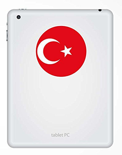 2 x Turkey Turkish Flag Vinyl Sticker