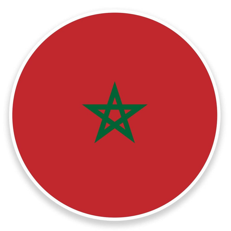 2 x Morocco Vinyl Sticker
