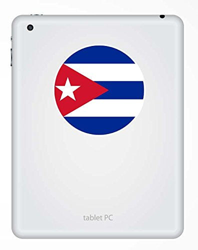 2 x Cuba Flag Vinyl Sticker