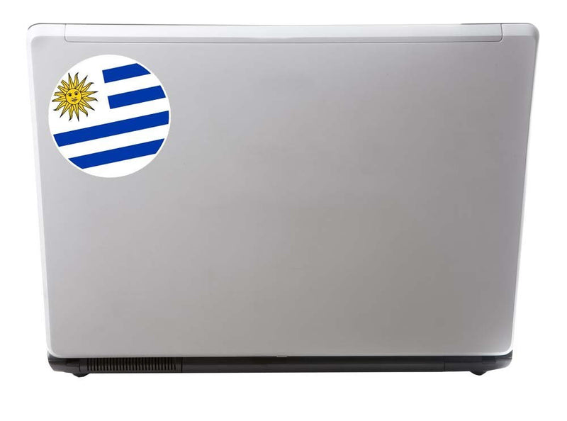 2 x Uruguay Flag Vinyl Sticker