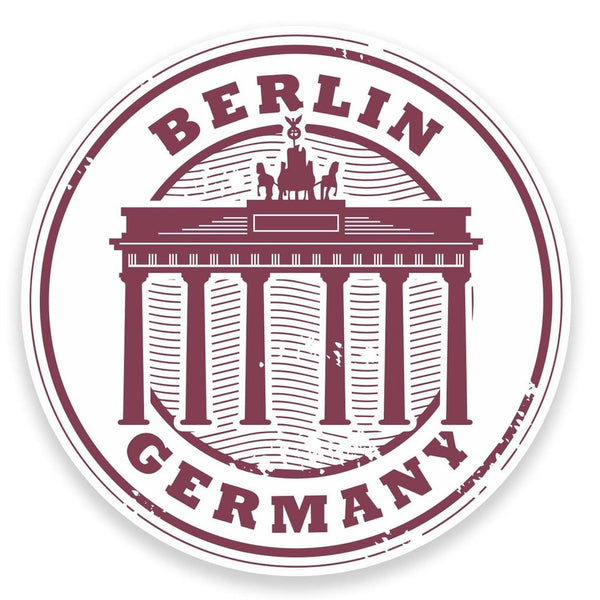 2 x Berlin Germany Vinyl Sticker  #9179