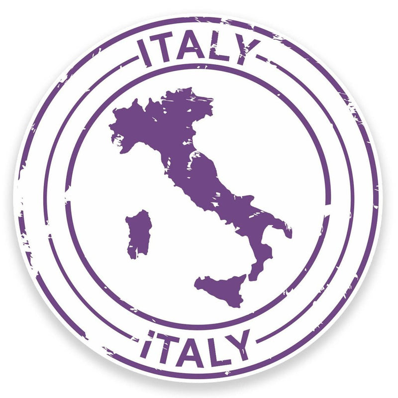 2 x Italy Vinyl Sticker