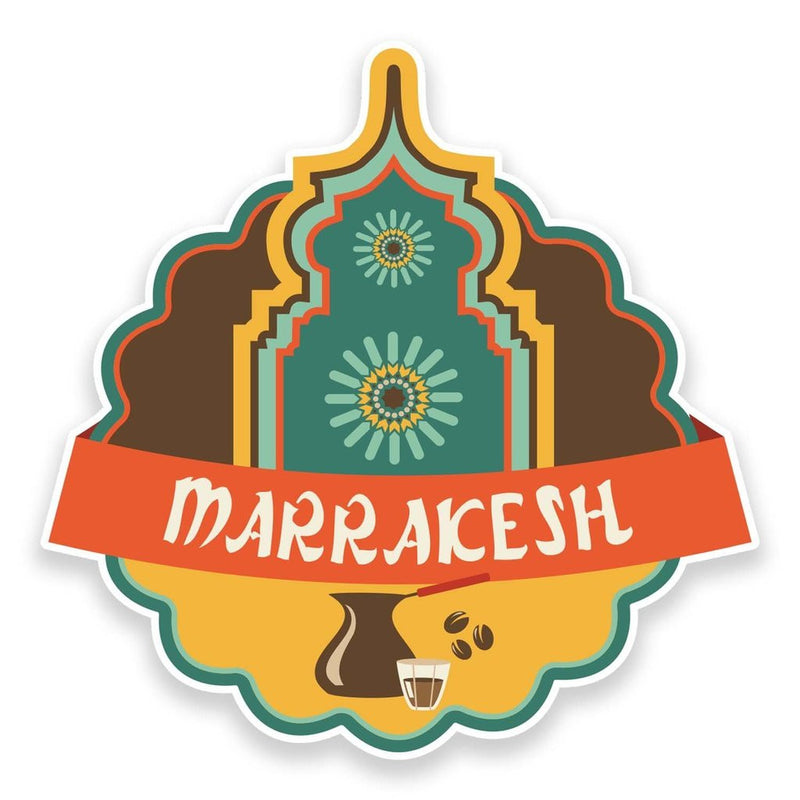 2 x Marrakesh Morocco Vinyl Sticker