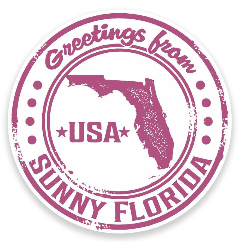 2 x Florida Vinyl Sticker