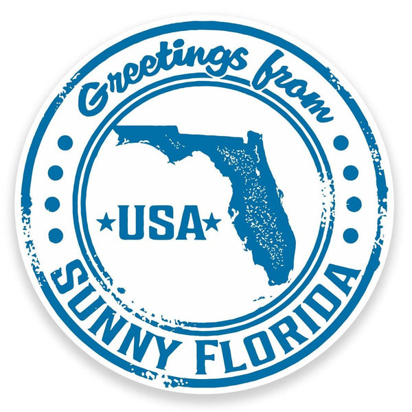 2 x Florida Vinyl Sticker  #9231