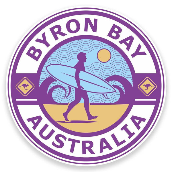2 x Byron Bay Australia Vinyl Sticker  #9246