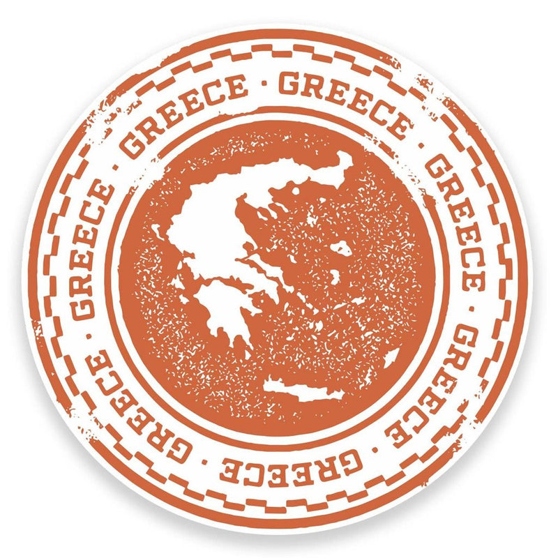 2 x Greece Vinyl Sticker