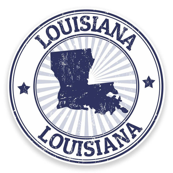 2 x Louisiana USA Vinyl Sticker #9291
