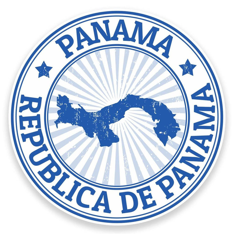 2 x Panama Vinyl Sticker