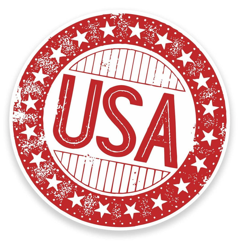 2 x USA America Vinyl Sticker