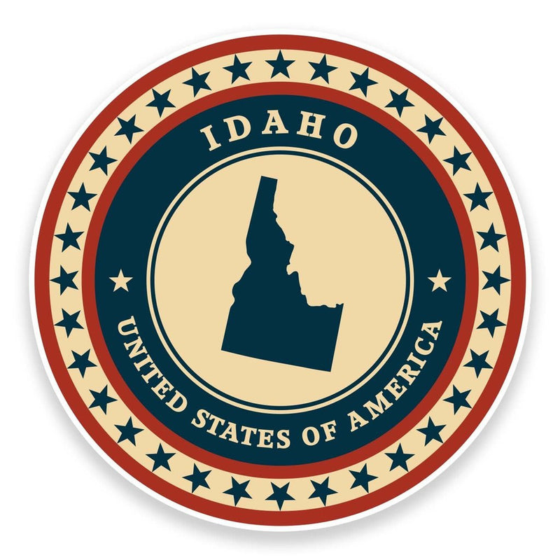 2 x Idaho USA Vinyl Sticker
