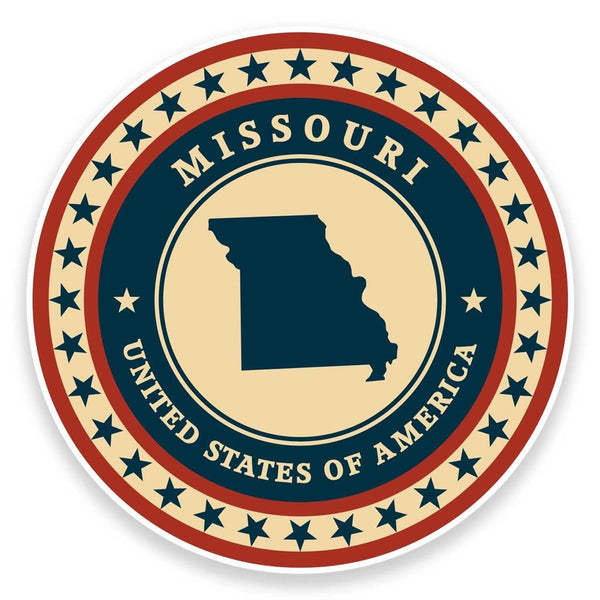 2 x Missouri USA Vinyl Sticker #9354