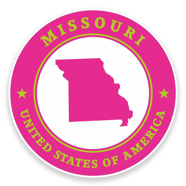 2 x Missouri USA Vinyl Sticker #9356