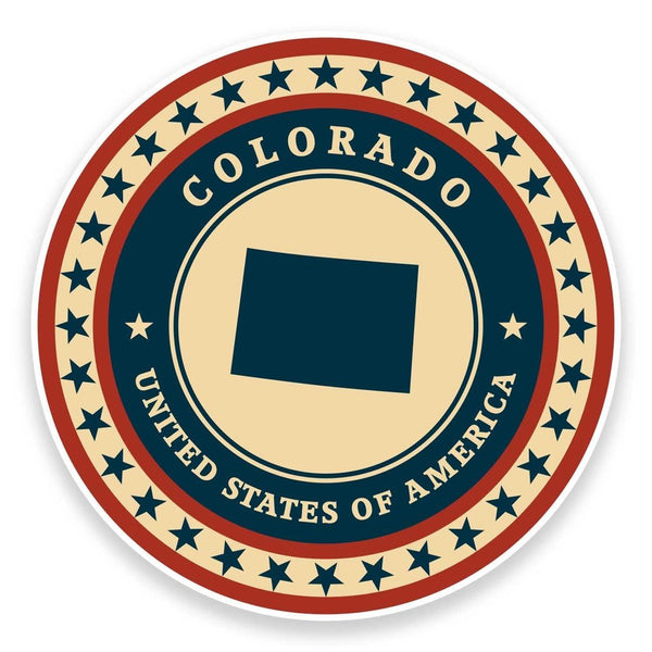 2 x Colorado USA Vinyl Sticker #9372