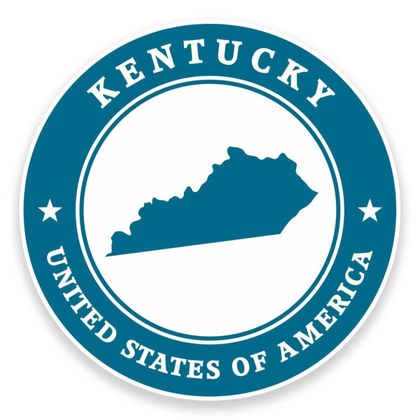 2 x Kentucky USA Vinyl Sticker #9389