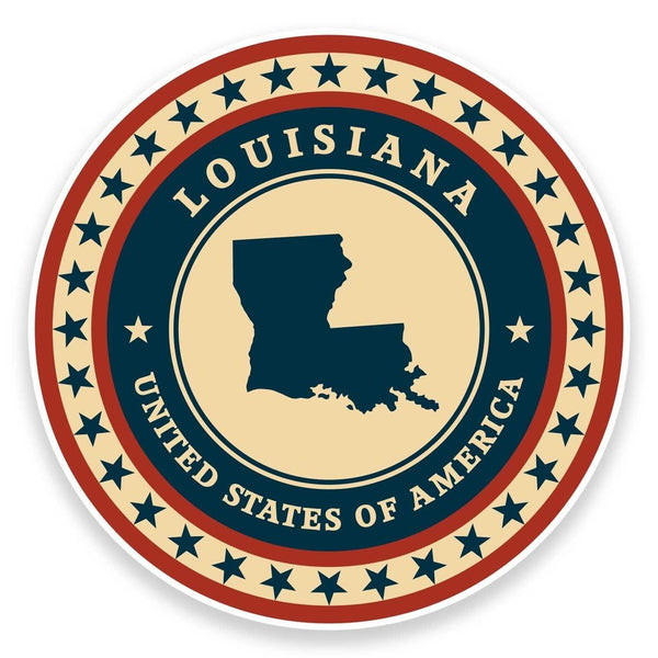 2 x Louisiana USA Vinyl Sticker #9396
