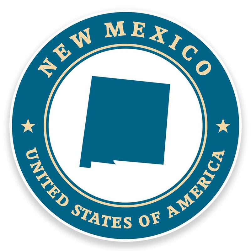 2 x New Mexico USA Vinyl Sticker