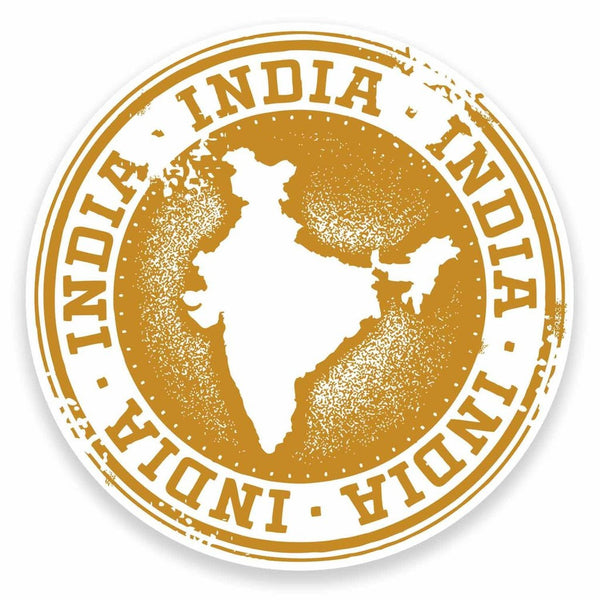 2 x India Vinyl Sticker #9465