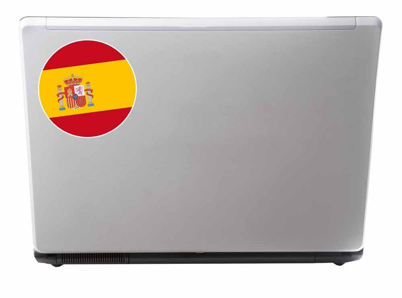 2 x Spanish Flag Vinyl Sticker
