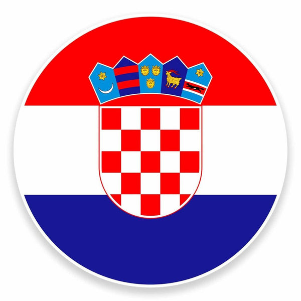 2 x Croatia Vinyl Sticker #9527
