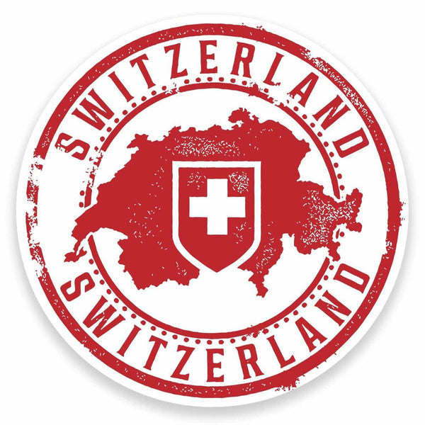 2 x Switzerland Vinyl Sticker #9546